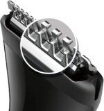 Philips Multigroom Series 1000 Besonders präziser Bartstyler (MG1100/16) & NT5650/16 Nasen und Ohrenhaartrimmer Series 5000 zum Trimmen von Nasen und Ohrenhaaren und Augenbrauen – Bild 4