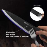 Wakoli Edib 4er Damastmesser-Set mit Klingenlängen von 8,50cm bis 18,00cm extrem scharf aus 67 Lagen I Profi Küchenmesser Set aus echtem japanischen Damaststahl mit Griffen aus Pakkaholz – Bild 5