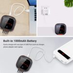 Inkbird IBT-4XS Bluetooth Barbecue Grillthermometer mit dem 1000mAh Li-Batterie, Magnet Montagedesign und Rotations Lesebildschirm Thermometer für BBQ, Küche, Grill, Ofen, Fleisch | Aufbewahrungsbox – Bild 6