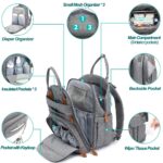 BabbleRoo Wickelrucksack Wickeltasche Grosse Kapazität – Bild 2