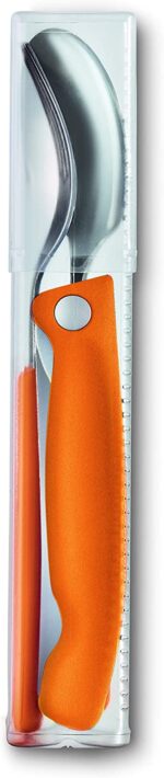 Victorinox Swiss Classic Faltbares Besteck-Set, 3-teilig, Messer, Gabel, Löffel, Swissmade – Bild 4