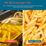 COSORI Heissluftfritteuse 5,5L XXL Friteuse Heissluft Fritteusen Air Fryer mit Digitalem LED-Touchscreen, 11 Programmen, Vorheizen&Warmhalten, Shake-Modus, 100 Rezepte auf Deutsch, ohne Öl, 1700W – Bild 4