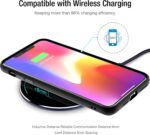 TOZO W1 Fast Wireless Charger Kabellos Qi Induktions Ladegerät Ultra Thin Aviation Aluminium CNC Unibody Charger Ladepad – Bild 3