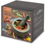 Jamie Oliver Mörser mit Stössel JB5100 robuster Mörser aus Granit geeignet für trockene und flüssige Zutaten. Durchmesser 14cm – Bild 4