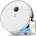 yeedi vac hybrid Saugroboter mit Wischfunktion, Visual-Navigation, 2500 Pa Saugleistung, Raumkarte, Teppicherkennung, virtuelle Grenzen, kompatibel mit Absaugstation (separat zu kaufen)