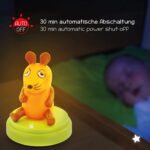 ANSMANN LED Kinder Nachtlicht Maus - Süsse Baby & Kind Einschlafhilfe mit Touch Sensor - Kinderlampe ideal als Babylicht Kinderlicht Nachtlampe Nachttischlampe Stilllicht im Kinderzimmer – Bild 4