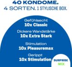 Durex Surprise Me Kondome - Kondom-Mix Pack für aufregende Vielfalt in stylischer Box – Bild 2