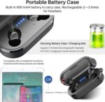 TOZO T10 Bluetooth Kopfhörer Kabellos In Ear Ohrhörer Sport Bluetooth 5.0 IPX8 Wasserdicht Headset mit kabellosem Ladecase Mikrofon Premium Sound Bass – Bild 8