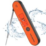 Inkbird Fleischthermometer, USB Wiederaufladbar Digital Fleischthermometer IHT-1P, IPX5 Wasserfest Kochthermometer Küchenthermometer, Grillthermometer für Braten, BBQ, Baby-Ernährung (Orange) – Bild 10