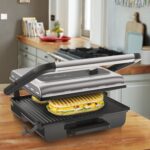 Tefal Kontaktgrill Inicio Adjust GC242D | Elektrogrill / Sandwichtoaster | Fettarmes Grillen | Panini, Toasts, Steak | Regelbarer Thermostat mit 3 Stufen | Antihaftbeschichtete Grillplatten | 2000W – Bild 4