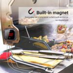 Inkbird IBT-4XS Bluetooth Barbecue Grillthermometer mit dem 1000mAh Li-Batterie, Magnet Montagedesign und Rotations Lesebildschirm Thermometer für BBQ, Küche, Grill, Ofen, Fleisch | Aufbewahrungsbox – Bild 4