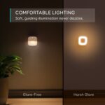 eufy Lumi 3 Pack LED Nachtlicht mit Bewegungssensor, Warmes weisses Licht, Auto ON/OFF, Selbsthaftende Schrankbeleuchtung für Kinderzimmer, Schlafzimmer, Orientierungslicht, Energieeffizient – Bild 2
