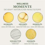 Luxuriöse BIO Geschenke für Frauen – Geschenkset Frauen mit Sheabutter + Jojobaöl + Arganöl + Mandelöl + Rizinusöl - Vegan & Made in Germany Satin Naturel – Bild 3