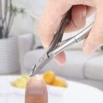 BEZOX Nagelhautzange Nagelhautschneider Hautzange aus Edelstahl mit Scharfem und Glattem Schnitt Fein zur Entfernung Überschüssige, Eingerissener Haut an Finger und Zehen – Bild 6