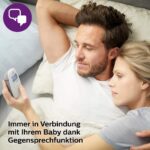 Philips Avent Audio Babyphone SCD733/26 - DECT-Technologie, Eco-Mode, Sternenhimmel, Gegensprechfunktion, Schlaf- und Nachtlieder, Tag und Nachtsicht, 18 Std. Laufzeit, Maximale Reichweite – Bild 7