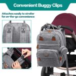 BabbleRoo Wickelrucksack Wickeltasche Grosse Kapazität – Bild 6