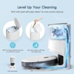 yeedi vac hybrid Saugroboter mit Wischfunktion, Visual-Navigation, 2500 Pa Saugleistung, Raumkarte, Teppicherkennung, virtuelle Grenzen, kompatibel mit Absaugstation (separat zu kaufen) – Bild 7
