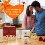 Niimo 3D Handabdruck Set für Paare - Partner Geschenke, Gipsabdruck Hände Paar Geschenke, Personalisierte Geschenke Männer & Frauen, Kreative Geschenke für Frauen & Männer, Inkl. Geschenkkarte