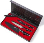 ORIENT Messer Set - Kochmesser Allzweckmesser Sagemesser - Deutsch Thyssenkrupp Edelstahl Carbon Series – Bild 5
