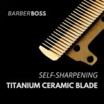 BarberBoss Haarschneidemaschine Profi Wasserdicht Haarschneider Herren Wiederaufladbar Haartrimmer Drei Geschwindigkeitseinstellungen Langhaarschneider Elektrisch Bartschneider Schnurlos Barttrimmer – Bild 7