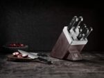 ZWILLING Selbstschärfender Messerblock, 7-tlg., Holzblock, Messer und Schere aus rostfreiem Spezialstahl/Kunststoff-Griff, Gourmet – Bild 3