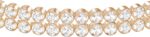 Swarovski Subtle Armband, Weiss, Roségold-Legierungsschicht – Bild 3