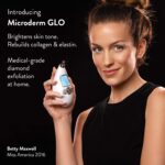 Microderm GLO - Diamant Mikrodermabrasionsmaschine und Saugwerkzeug, klinisches Mikrodermabrasionskit für Anti-Aging, fortgeschrittenes Gesichtsbehandlungssystem, Mitesserentferner – Bild 2