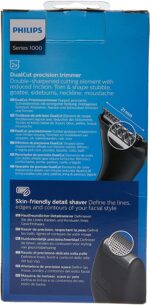 Philips Multigroom Series 1000 Besonders präziser Bartstyler (MG1100/16) & NT5650/16 Nasen und Ohrenhaartrimmer Series 5000 zum Trimmen von Nasen und Ohrenhaaren und Augenbrauen – Bild 3