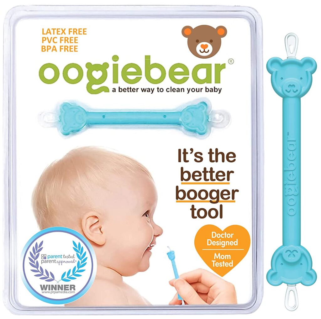 Oogiebear Nase Rotz und Ohrenschmalzreiniger für Neugeborene und Kleinkinder. Aspirator Alternative