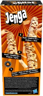 Hasbro A2120EU4 - Jenga Classic, Kinderspiel das die Reaktionsgeschwindigkeit fördert, ab 6 Jahren – Bild 5