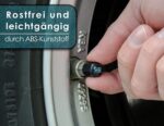 King Kong State Ventilkappen, beschriftete Auto-Ventilkappen mit Dichtung, rostfreies ABS-Material – Bild 3
