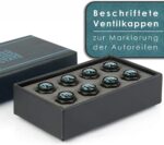 King Kong State Ventilkappen, beschriftete Auto-Ventilkappen mit Dichtung, rostfreies ABS-Material – Bild 2