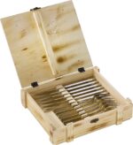 Zwilling 07150-359-0 Steak Besteckset in rustikaler Holzbox, Edelstahl, 12-teilig – Bild 2