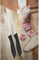 WMF Classic Line Frühstücksmesser Set 6-teilig, 23 cm, Brötchenmesser Wellenschliff, Brotzeitmesser, Spezialklingenstahl, Kunststoffgriff, schwarz – Bild 4