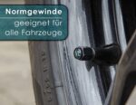 King Kong State Ventilkappen, beschriftete Auto-Ventilkappen mit Dichtung, rostfreies ABS-Material – Bild 5
