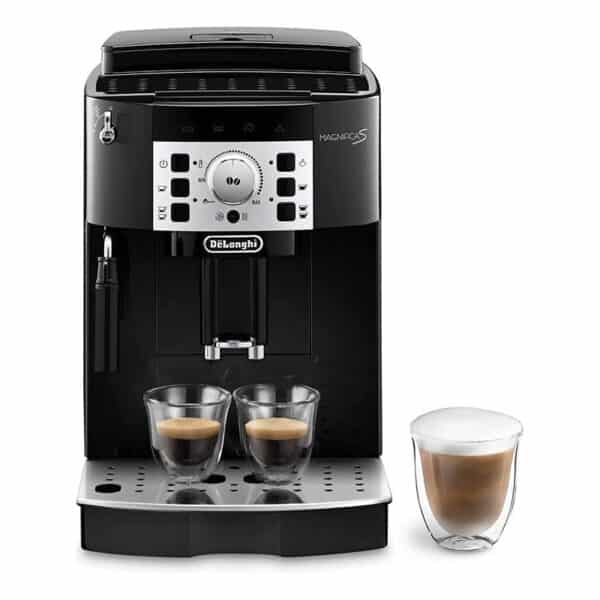 De'Longhi Magnifica S ECAM 22.110.B, Kaffeevollautomat mit Milchaufschäumdüse, Direktwahltasten für Espresso und Kaffee, 2-Tassen-Funktion, 1,8 Liter Wassertank