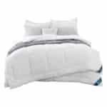 Bedsure Bettdecke 250x205 2er Set - Bettdecke 4 Jahreszeiten bestehend aus Ganzjahresdecke 250x205 300gsm & Sommerdecke 250x205cm 150gsm, 2 zusammengeknöpften Steppdecken für Winter Sommer