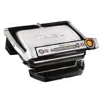 Tefal OptiGrill+ GC712D | intelligenter Kontaktgrill | 6 Grillprogramme | passt Temperatur + Grillzyklus ans Grillgut an | antihaftbeschichtete Platten