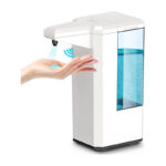 GoKlug Automatisch Desinfektionsspender Sensor Spender Desinfektionsmittel Hände No Touch Desinfektionsmittelspender Stehend Händedesinfektion Spender Alcohol Spray Desinfektions Sensor 500 ml