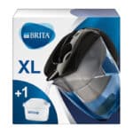 BRITA S0541 Wasserfilter Elemaris XL schwarz / Premium-Kanne inkl. 1 MAXTRA+ Filterkartusche / Filter reduziert Kalk, Chlor und leitungsbedingt vorkommende Metalle wie Kupfer &Blei im Leitungswasser
