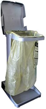 keeeper System, Müllsackständer mit integriertem Aufbewahrungsfach, 60-120 l, Ole, Silber – Bild 5