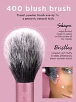 Real Techniques Everyday Essentials Make up Pinsel, Komplettset für das Gesicht (Gesichtsschwamm, Gesichts, Rouge, Setting und Deluxe Lidfaltenpinsel) – Bild 8