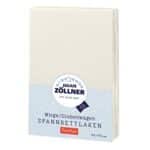 Julius Zöllner Frottee Spannbettlaken für Wiegen 90x40cm und Stubenwagen, STANDARD 100 by OEKO-TEX, ecru