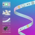 LED Strip, Bonve Pet Bluetooth RGB Streifen, Farbwechsel Lichterkette mit Fernbedienung, App Steuerung, Musikmodus, Timer Einstellung, Dimmbar,  für Haus, Schlafzimmer, TV, Küche – Bild 7