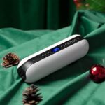 CYCPLUS Luftpumpe I50PSI Elektrischer Kompressor Tragbar Fahrradpumpe Mini Reifenpumpe mit Digital LCD LED Licht Wiederaufladbarer Li-ionen 12V für alle Fahrräder als Taschenlampe und Powerbank – Bild 3