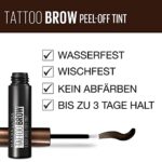 Maybelline New York Augenbrauenfarbe, Tattoo Brow Gel Tint, Mit Peel-off-Formel, Nr. 1 Light Brown, 5 ml – Bild 4