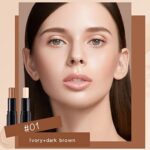 Onlyoily Kontur Stift Highlighter,Concealer Contouring und Highlighter in einem, 2 Colour Make up Concealer contouring stift, Bronzer, Kontur stift Und Highlighter Make-Up Für Jeden Hauttyp – Bild 2