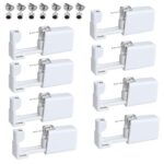 8er Pack Einweg Ohrlochstechpistole mit Ohrstöpsel Asepsis Keine Schmerzsicherheit Selbst Ohrlochstechpistole Kit Tool für Mädchen Frauen Männer