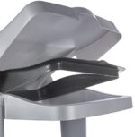 keeeper System, Müllsackständer mit integriertem Aufbewahrungsfach, 60-120 l, Ole, Silber – Bild 4
