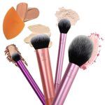 Real Techniques Everyday Essentials Make up Pinsel, Komplettset für das Gesicht (Gesichtsschwamm, Gesichts, Rouge, Setting und Deluxe Lidfaltenpinsel) – Bild 11